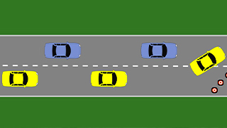 What speed should a driver travel when merging