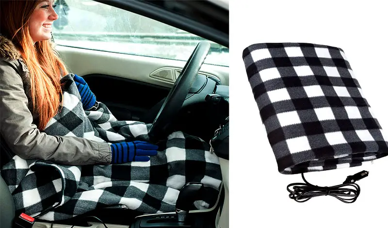 Travel heating pad for car